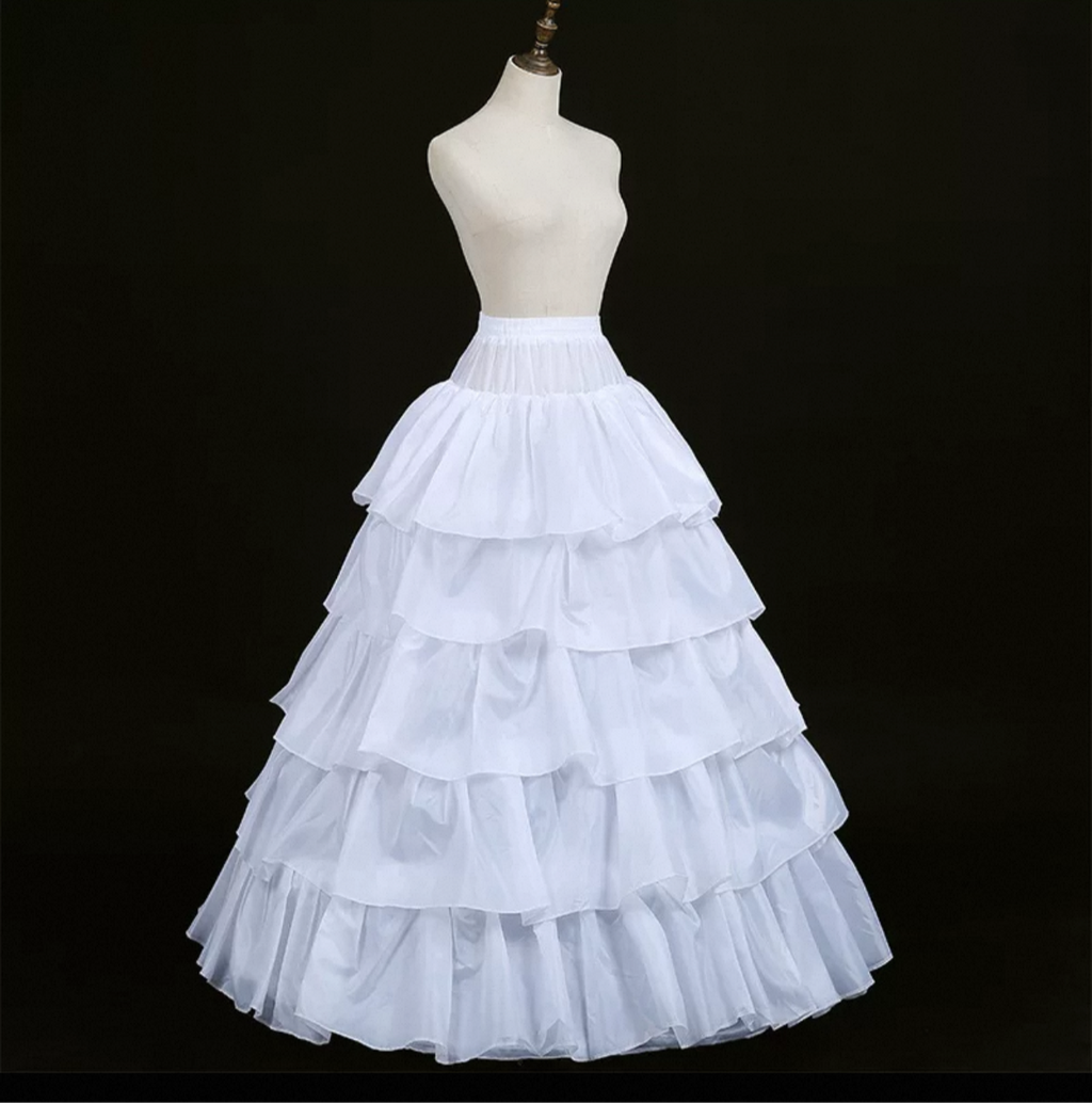 PK-090-1 | 5-Layer Full A-line Wedding Petticoat ( Medium size)