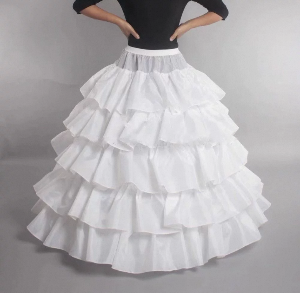 PK-094-1 | 5-Layer Full A-line Wedding Petticoat ( Large size)