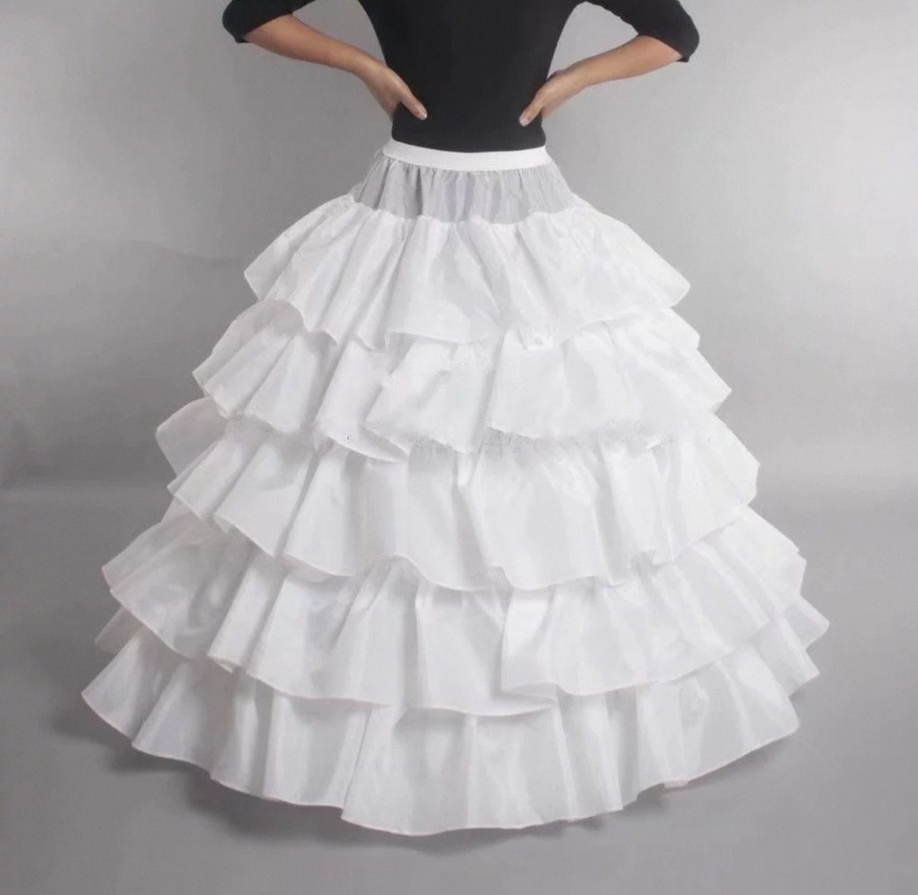 PK-094-1 | 5-Layer Full A-line Wedding Petticoat ( Large size)