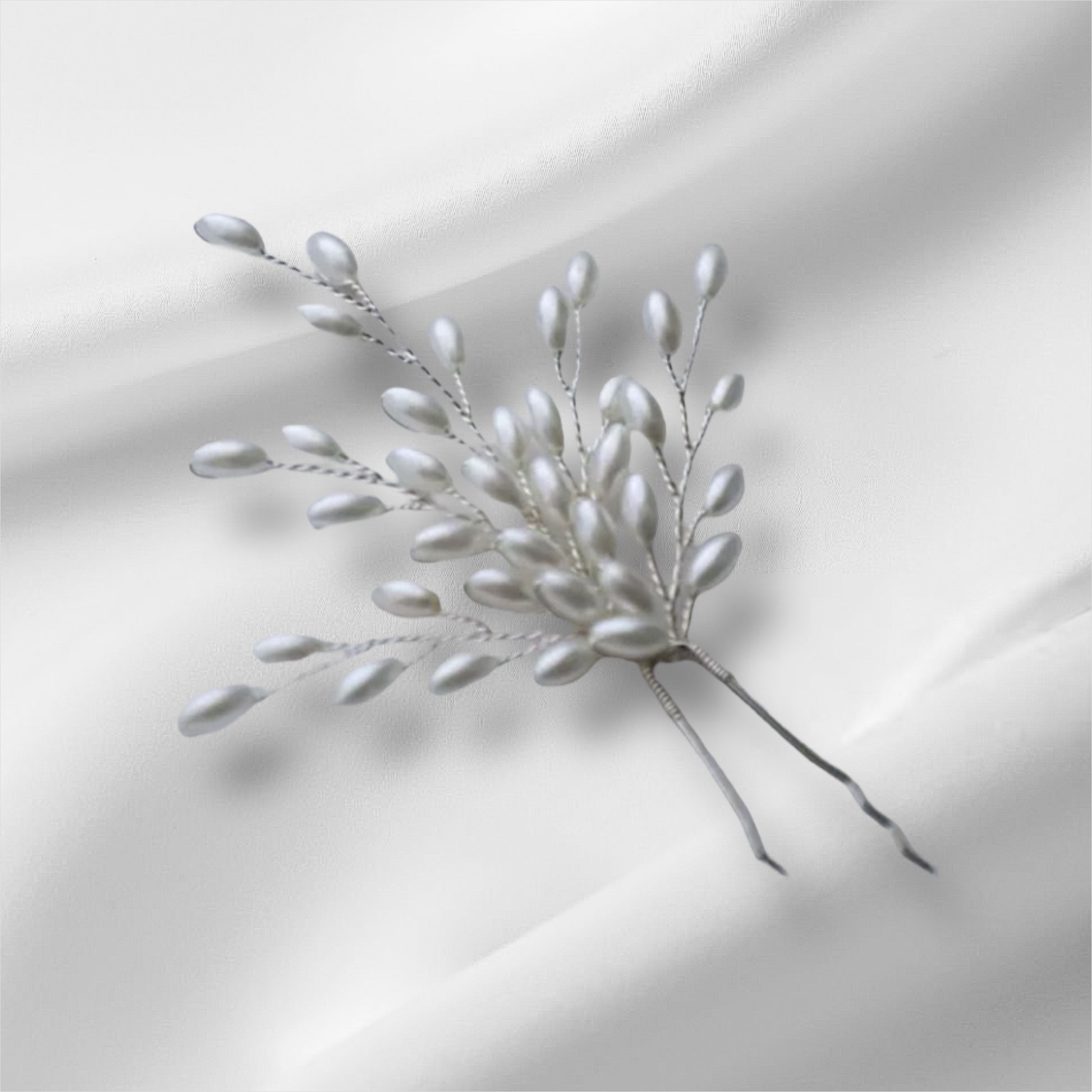 HCD-151-1 | Pearl Cluster Bridal Hair Pin